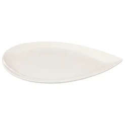 Travessa branca GOTA em porcelana 30x40cm