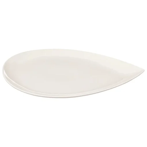 Travessa branca GOTA em porcelana 30x40cm