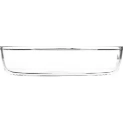 Travessa de vidro oval 26x18cm