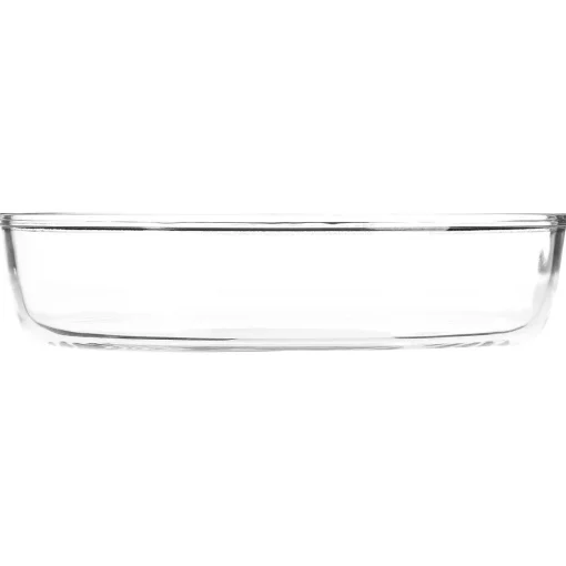 Travessa de vidro oval 26x18cm