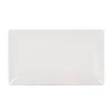 Travessa ELITE branca em cerâmica 15x25cm