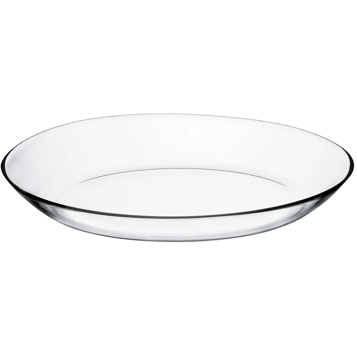 Travessa INVITATION oval em vidro 29cm