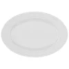 Travessa oval PERLE 33x23cm em porcelana