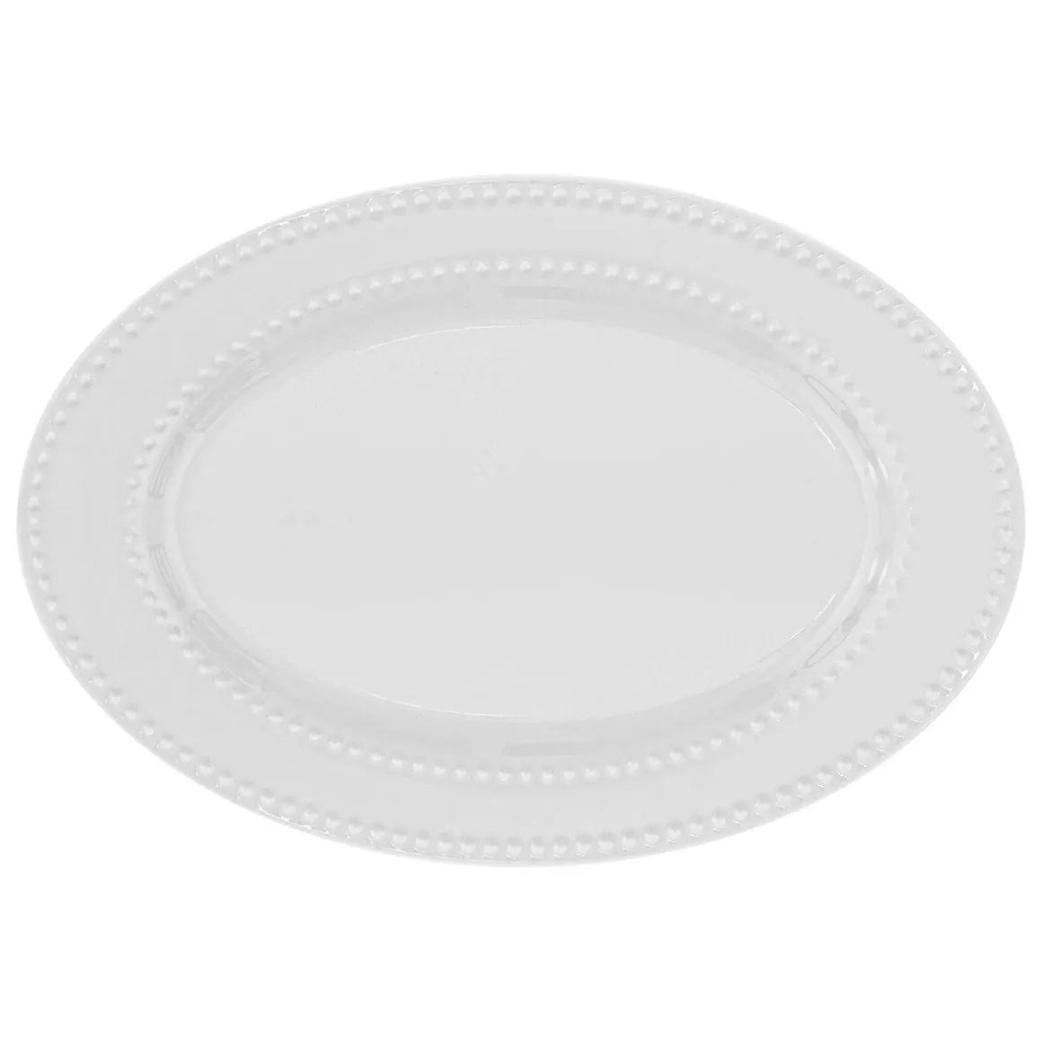 Travessa oval PERLE 33x23cm em porcelana