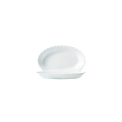 Travessa oval trianon LUMINARC branca 22cm
