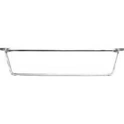 Travessa retangular de vidro 12x31cm