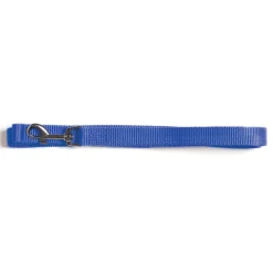 Trela resistente para cão azul em nylon