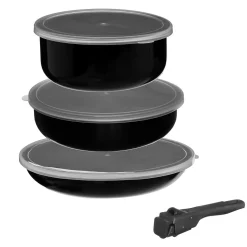 Trem de cozinha 3 peças com pega amovível
