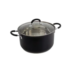 Trem de cozinha 5 peças preto em inox
