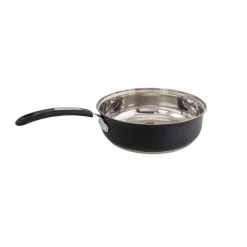 Trem de cozinha 5 peças preto em inox