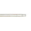 Ttubo de ferro forjado extensível branco e dourado 185-350cm