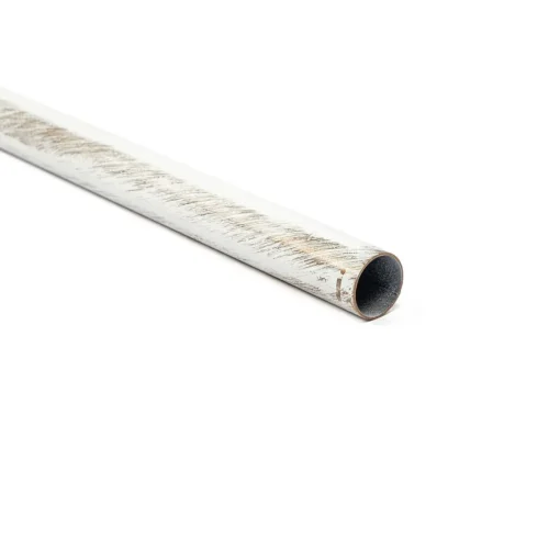 Tubo de ferro forjado branco e dourado 200cm
