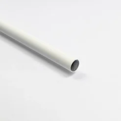 Tubo de ferro forjado branco mate 2m