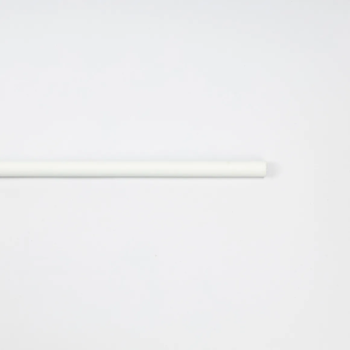 Tubo de ferro forjado branco mate 2m