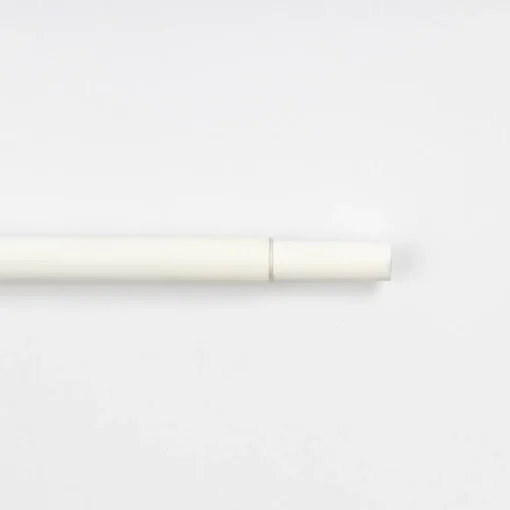 Tubo de ferro forjado extensível branco mate 185-350cm