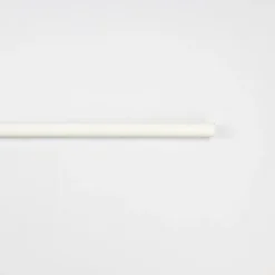 Tubo de ferro forjado extensível branco mate 185-350cm