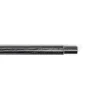 Tubo de ferro forjado extensível preto e prateado 185-350cm