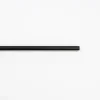 Tubo de ferro forjado extensível preto mate 185-350cm
