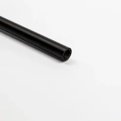 Tubo de ferro forjado extensível preto mate 185-350cm