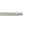 Tubo de ferro forjado extensível prateado fosco 185-350cm