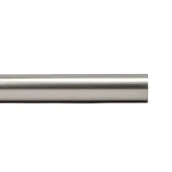 Tubo de ferro forjado prateado fosco 250cm