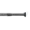 Varão entre paredes extensível preto e prateado 70-120cm