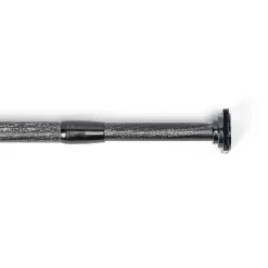 Varão entre paredes extensível preto e prateado 70-120cm