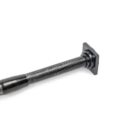 Varão entre paredes extensível preto e prateado 135-250cm