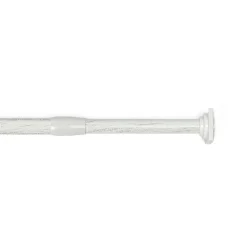 Varão entre paredes extensível branco e dourado 70-120cm