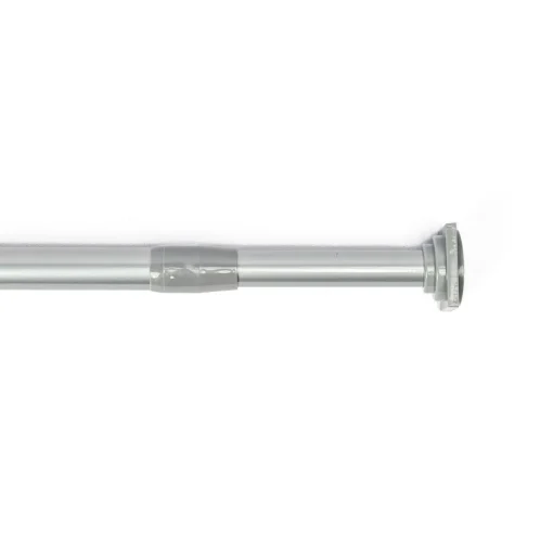 Varão entre paredes extensível prateado 70-120cm