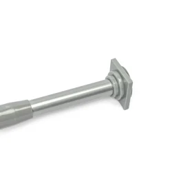 Varão entre paredes extensível prateado 70-120cm