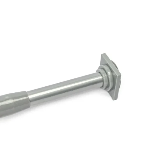 Varão entre paredes extensível prateado 70-120cm