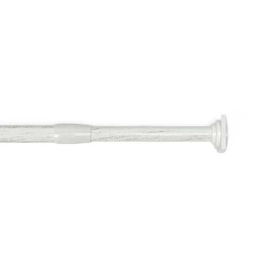 Varão entre paredes extensível branco e dourado 135-250cm