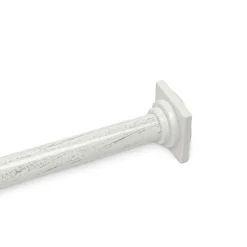 Varão entre paredes extensível branco e dourado 135-250cm