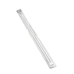 Varão extensível oval branco 110-140cm