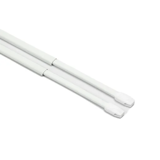Varão extensível oval branco 30-40cm