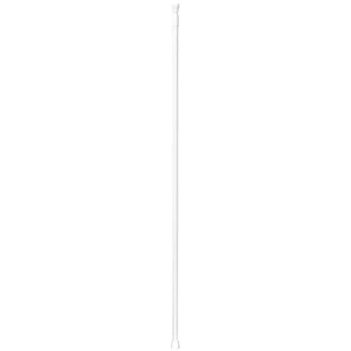 Varão wc branco em alumínio 135-250cm