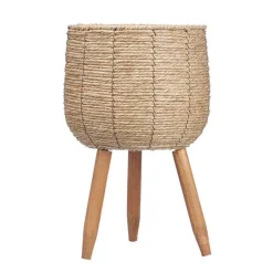 Vaseira em fibra natural 39cm