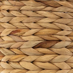 Vaseira NEELA bege em jacinto de água 53cm