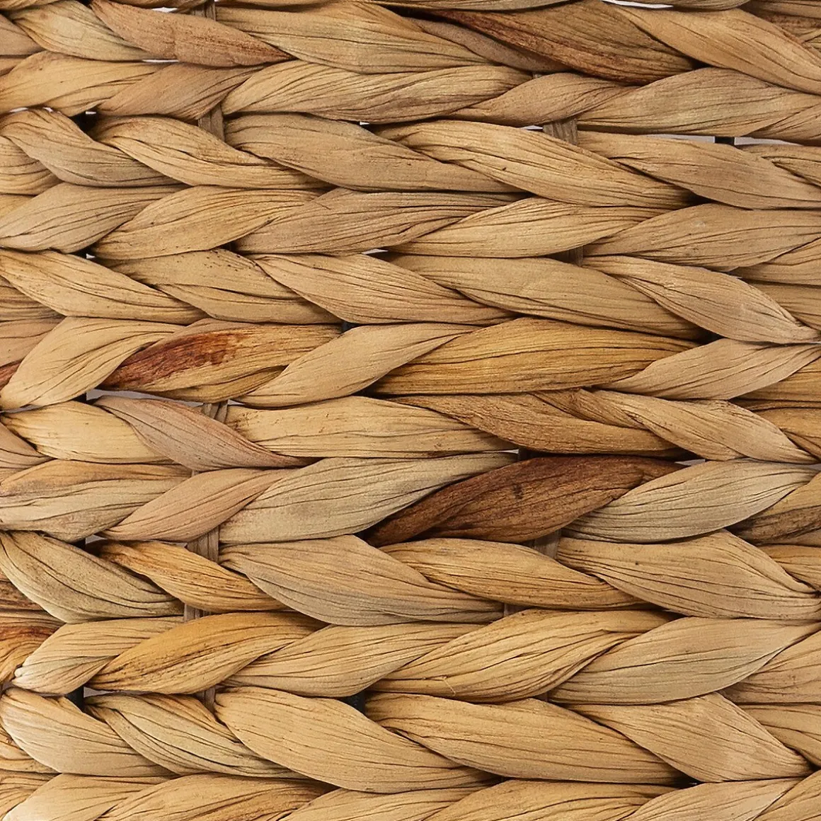 Vaseira NEELA bege em jacinto de água 53cm