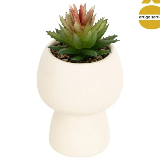 Vasinho com planta artificial livy