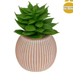 Vasinho com planta suculenta artificial 7cm