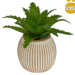 Vasinho com planta suculenta artificial 7cm