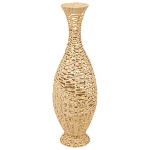 Vaso alto CLAY bege