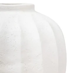 Vaso AMIA branco em cerâmica 28cm