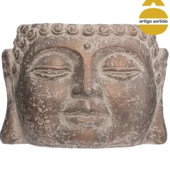Vaso buda em cimento 11,5cm
