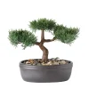 Vaso com bonsai artificial