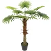Vaso com palmeira verde 134cm
