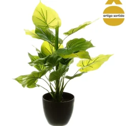 Vaso com planta artificial 45cm
