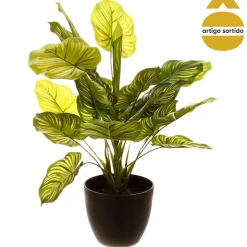 Vaso com planta artificial 45cm